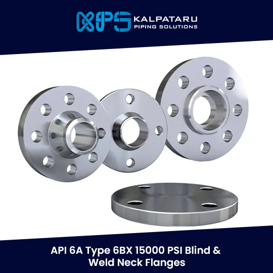 API 6A Type 6BX 15000 PSI Blind & Weld Neck Flanges