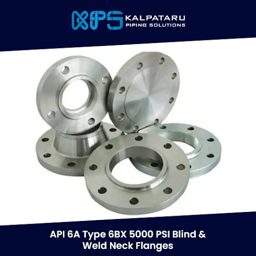 API 6A Type 6B 2000 PSI Weld Neck & Blind Flanges