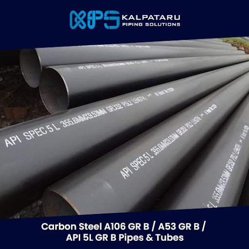 Carbon Steel A106 GR B / A53 GR B / API 5L GR B Pipes & Tubes