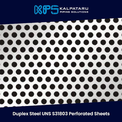 Duplex Steel UNS S31803 Perforated Sheets