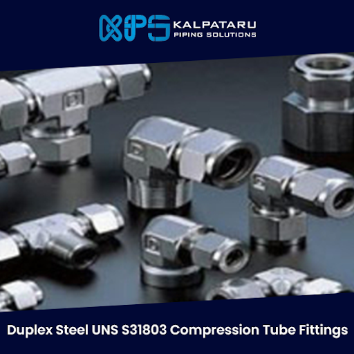 Duplex Steel UNS S31803 Compression Tube Fittings